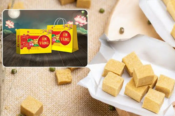 GREEN BEAN CAKE (Bánh đậu xanh việt nam) |one box contains 32 pieces, weighing 350g - Image 5